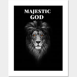 majestic god Posters and Art